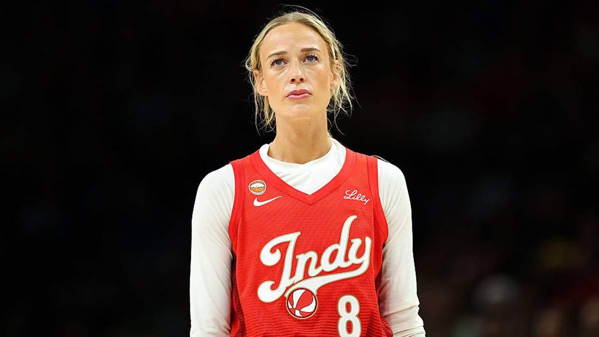 Sophie Cunningham #8 of the Indiana Fever