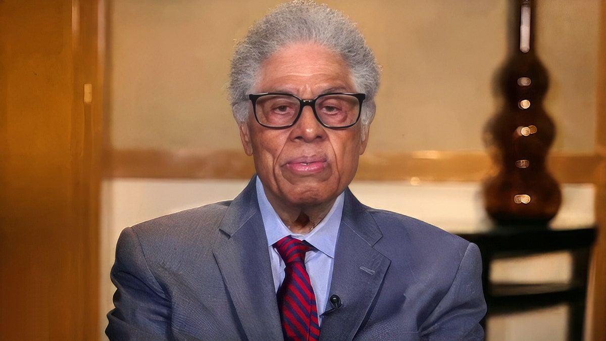 Thomas Sowell speaking during interview