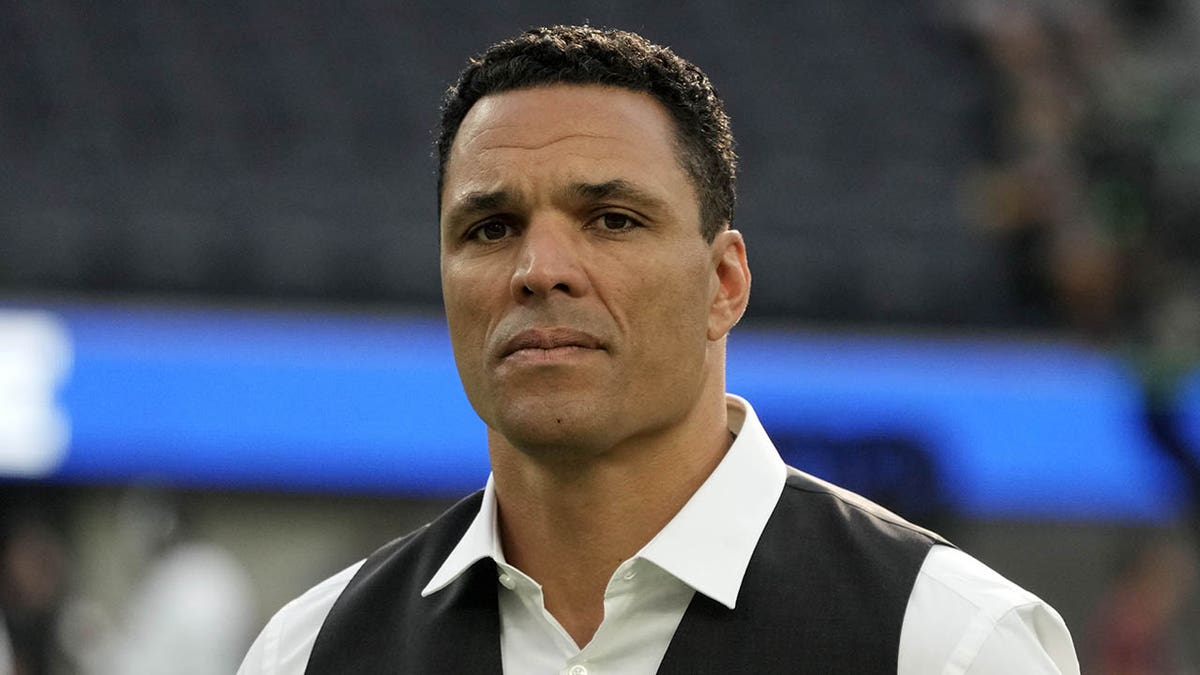 Tony Gonzalez attends a NFL game