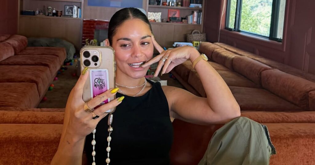 Vanessa Hudgens’ Reflective Manicure, Plus More Stars’ Out-of-the-Box Nail Designs