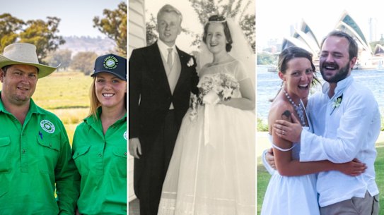 Bianca Tarrant andDave McGiveron; Gabriella and Andreas Olga; Nicole and Alan Evered.