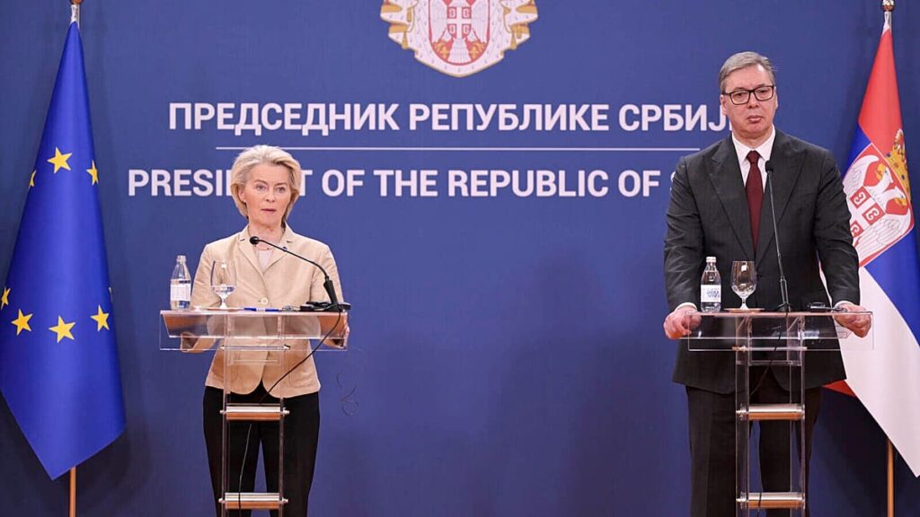 Von der Leyen ‘horrified’ by Mladić funeral, holds off Serbia action Von der Leyen ‘horrified’ by Mladić funeral, holds off Serbia action