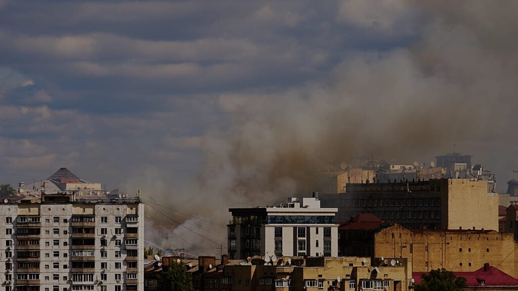 Russian drone strikes Ukraine Security Service HQ in central Kyiv