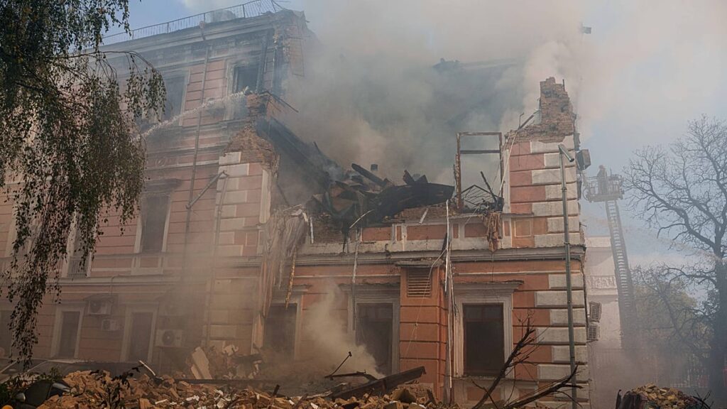 Russia strikes Ukraine’s National Academy of Sciences