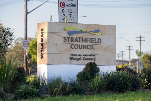 Before the new signs with references to Indigenous place names were installed in 2024, the old signs said: “Strathfield is a culturally diverse community #racismNOTwelcome”.