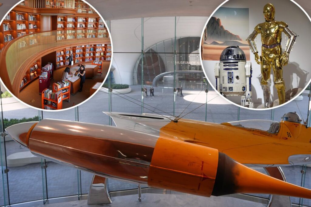 New George Lucas museum in LA gives sci-fi fans glimpse behind the cinematic empire New George Lucas museum in LA gives sci-fi fans glimpse behind the cinematic empire