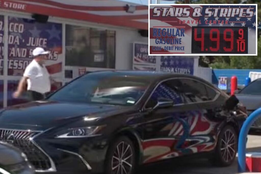 Patriotic LA gas station draws lines with stunning fuel price chop