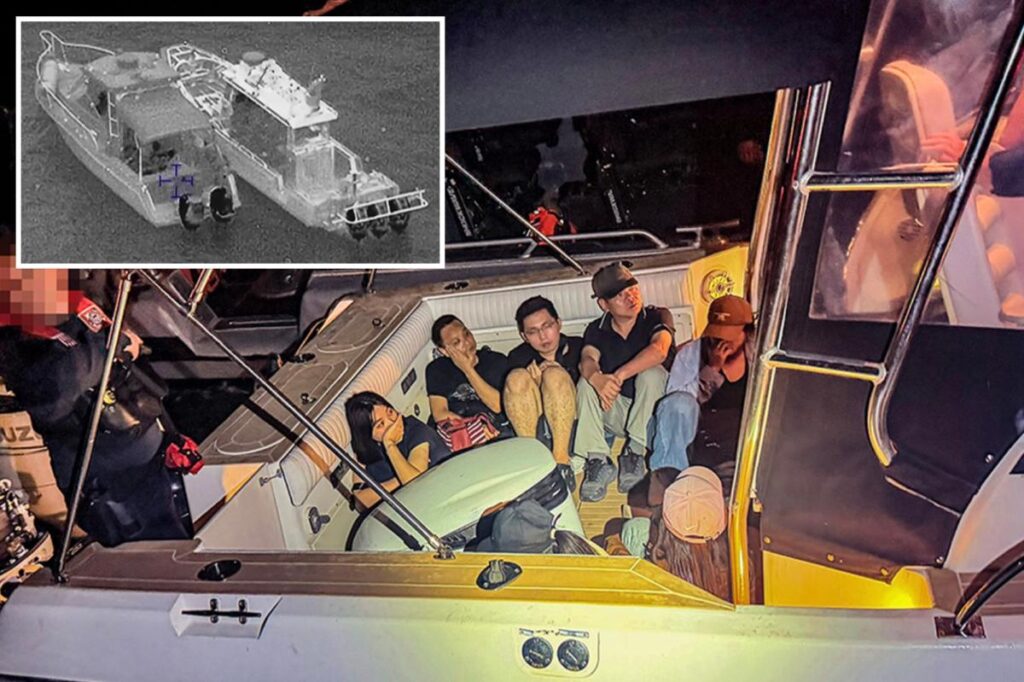 22 illegal immigrants — including 13 Chinese nationals — arrested after Florida smuggling attempt on ‘extremely dangerous’ tiny boat 22 illegal immigrants — including 13 Chinese nationals — arrested after Florida smuggling attempt on ‘extremely dangerous’ tiny boat