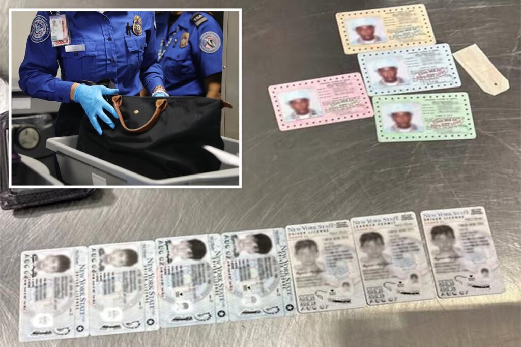 LaGuardia Airport’s TSA X-ray reveals shocking illegal stash concealed beside passenger’s Xbox LaGuardia Airport’s TSA X-ray reveals shocking illegal stash concealed beside passenger’s Xbox