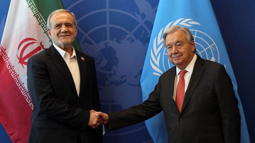 One glaring issue goes unaddressed in UN chief’s high-stakes talks with Iran’s president One glaring issue goes unaddressed in UN chief’s high-stakes talks with Iran’s president