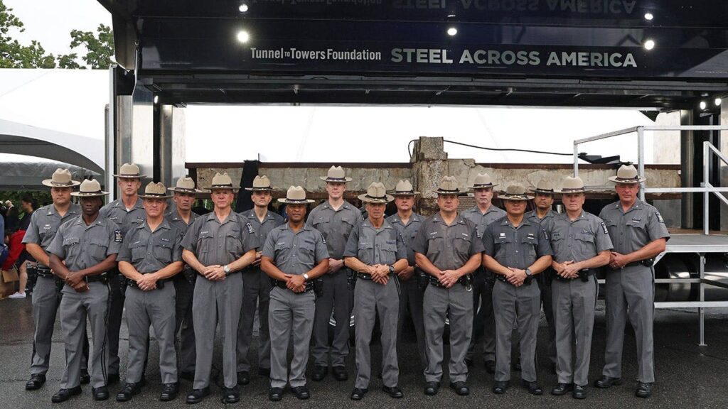 Massive World Trade Center steel beam arrives at West Point, uniting 9/11 heroes with generation sent to war