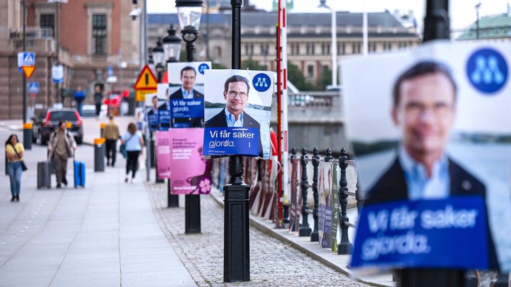 Sweden votes as migration, crime and economy dominate high-stakes election