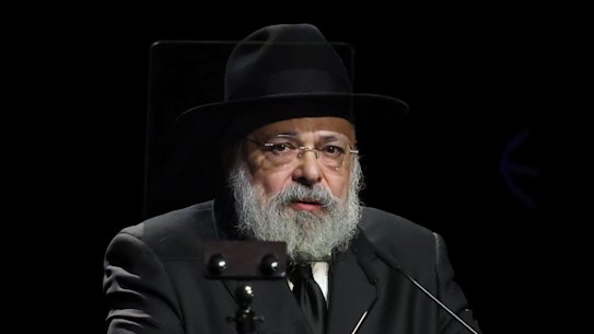 Rabbi Yehoram Ulman had the last word  at the royal commission hearings.