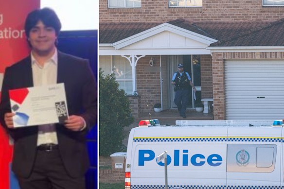 Marco Tapia was shot dead while in bed at his family’s Glen Alpine home in Sydney on September 1.