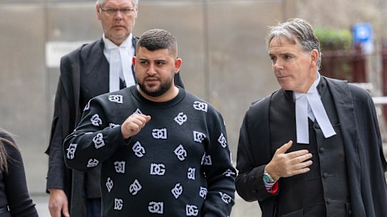 Majid Alibadi and his barrister Dermott Dann KC