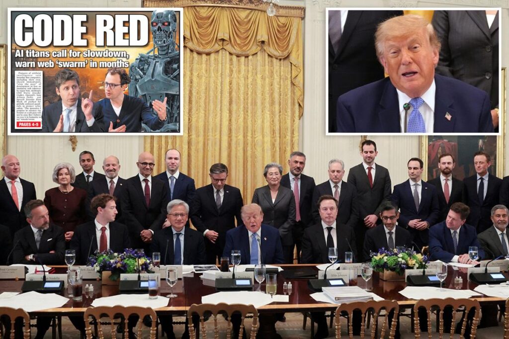 Trump calls for ‘tremendous self-regulation’ of AI at lunch with billionaire tech titans Trump calls for ‘tremendous self-regulation’ of AI at lunch with billionaire tech titans