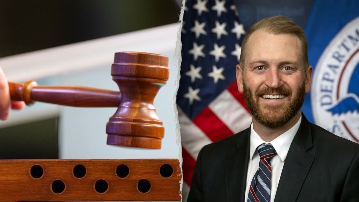 A gavel hits as James Percival is handed a win by the Florida Bar.