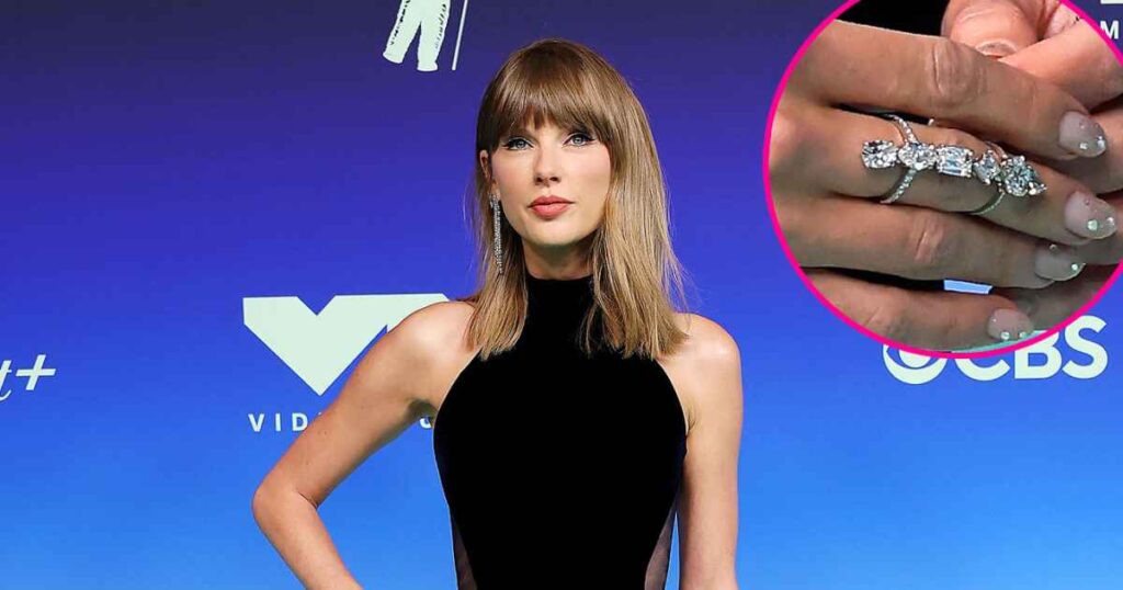 Details on Newlywed Taylor Swift’s Sparkling 10-Carat Multi-Stone ‘Royale’ Ring at the 2026 MTV VMAs Details on Newlywed Taylor Swift’s Sparkling 10-Carat Multi-Stone ‘Royale’ Ring at the 2026 MTV VMAs
