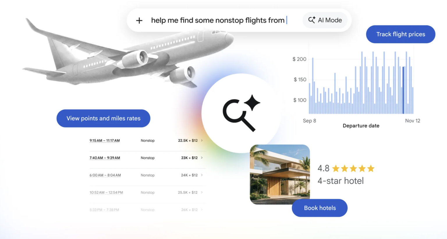 Google Rolls Out 3 New Ways to Book Travel Using AI Mode in Search Google Rolls Out 3 New Ways to Book Travel Using AI Mode in Search