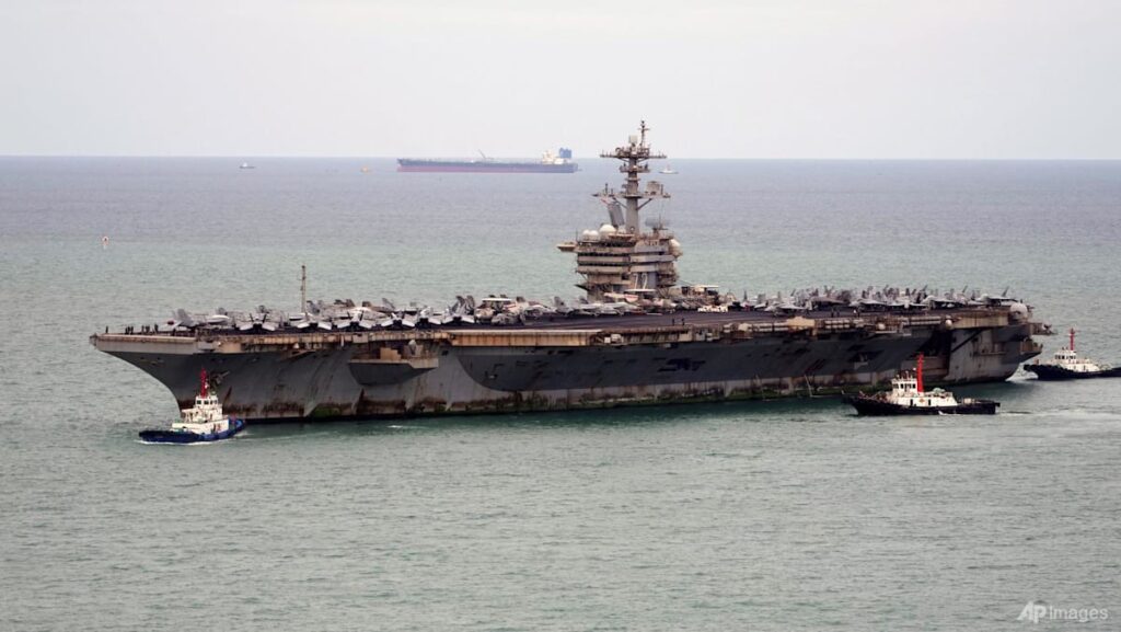 US aircraft carrier arrives in Thailand after months at sea US aircraft carrier arrives in Thailand after months at sea