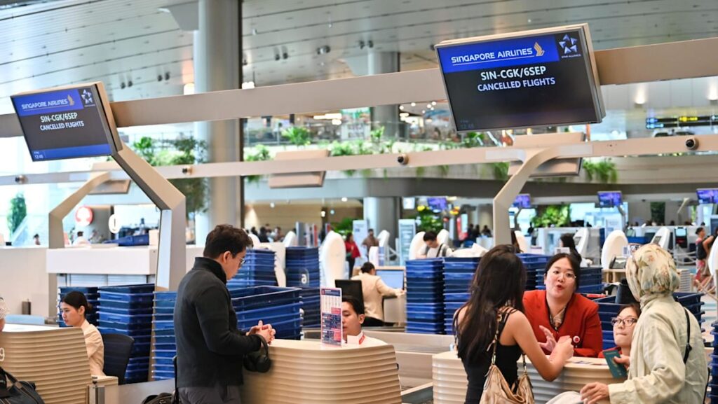 Travel chaos hits Changi and Jakarta airports as volcanic ash grounds flights between the two hubs Travel chaos hits Changi and Jakarta airports as volcanic ash grounds flights between the two hubs