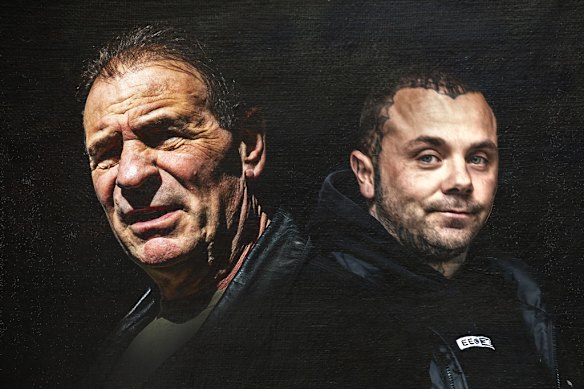 Former CFMEU officials John Setka and Tyrone Bell both appeared at the Melbourne Magistrates’ Court on Thursday.