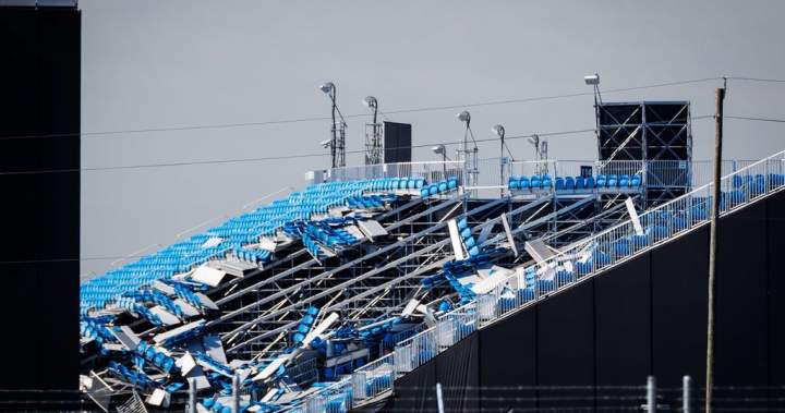 Beleaguered Rogers Stadium suffers Toronto storm damage Beleaguered Rogers Stadium suffers Toronto storm damage