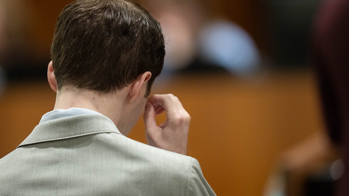 (Francisco Kjolseth | The Salt Lake Tribune) Tyler Robinson, charged in the fatal shooting of Charlie Kirk, sits during closing arguments at his preliminary hearing in 4th District Court in Provo on Tuesday, Sept. 1, 2026.