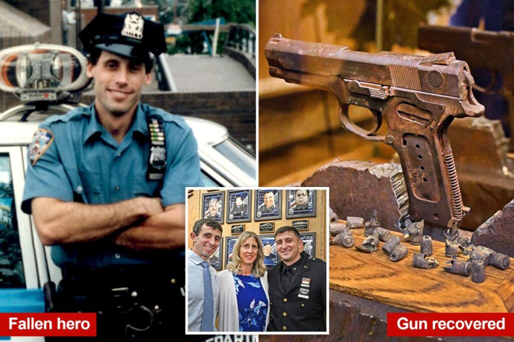 NYPD ESU heroes killed on 9/11 honored with memorial wall rededication featuring cop’s gun recovered from rubble NYPD ESU heroes killed on 9/11 honored with memorial wall rededication featuring cop’s gun recovered from rubble