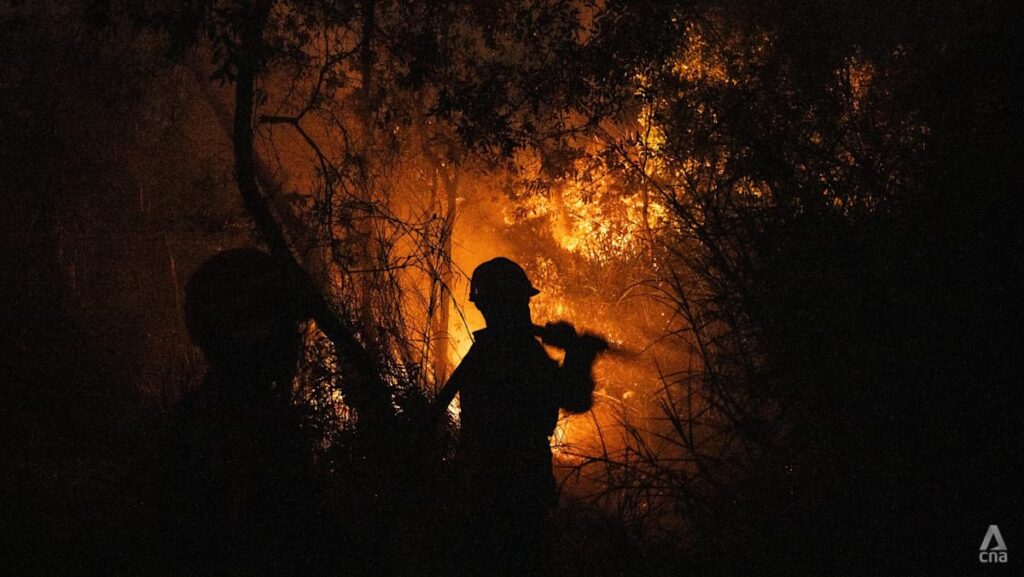 Through smoke, flames and exhaustion, Sumatra’s firefighters find strength to carry on