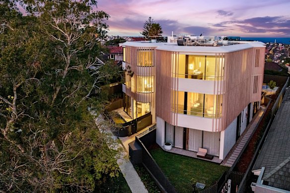 The property in Riddell Street, Bellevue Hill, has been the focus of investigations.