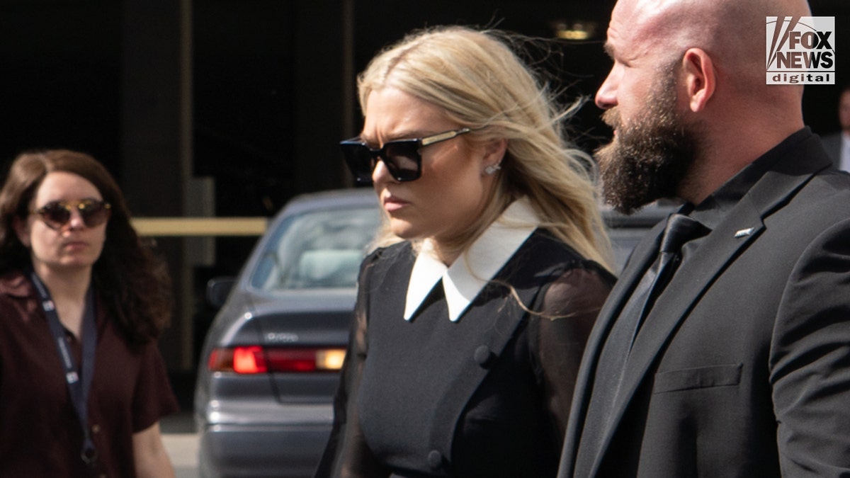 Charlie Kirk's widow, Erika Kirk leaves court