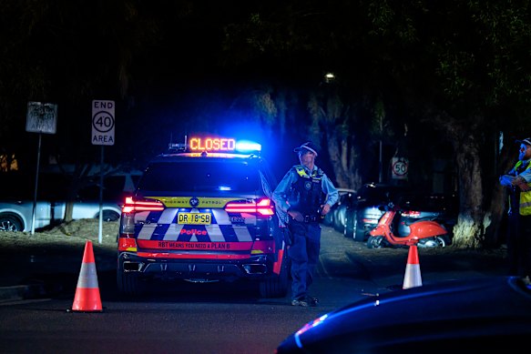 Police have established a crime scene at in Chambers Avenue, Bondi.