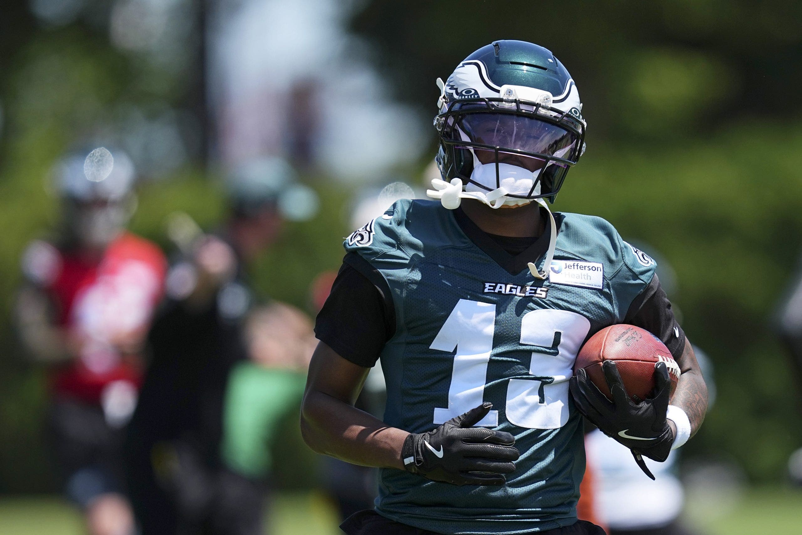 A.J. Brown is gone, but Dontavion Wicks is in Philadelphia now. (Photo by Mitchell Leff/Getty Images)