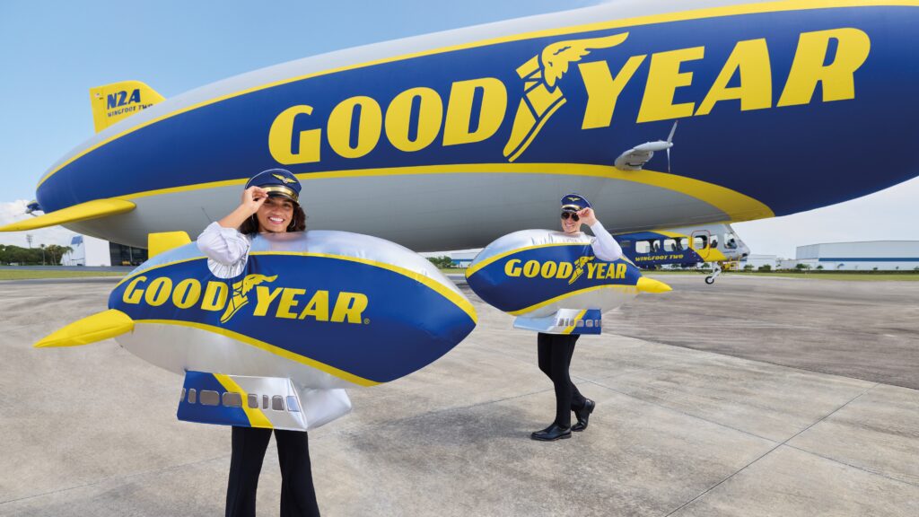 I Rode in the Goodyear Blimp to Celebrate This Spirit Halloween Team-Up