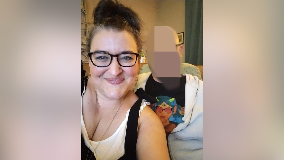 Gaston County shooting victim Heather Moore poses for a photograph with a companion