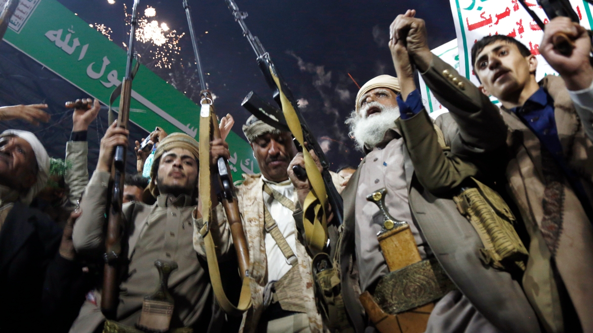 Houthi supporters