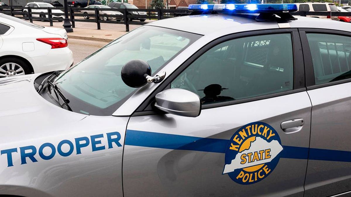 Kentucky State Police cruiser vehicle parked