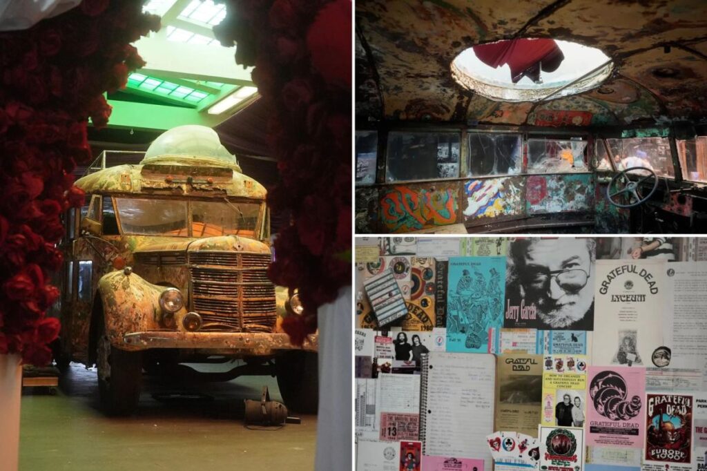 Psychedelic Grateful Dead bus rolls back into San Francisco after 60 years