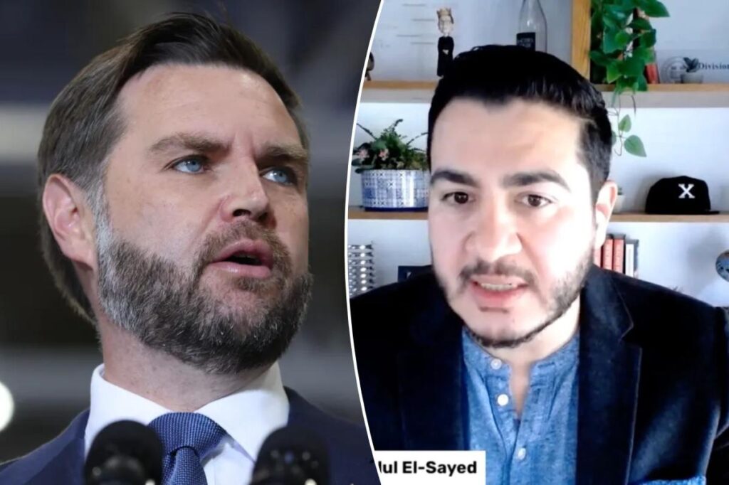 Abdul El-Sayed claims JD Vance’s beard is fake after VP mocks ‘patchy’ Dem: ‘I’m all natural, bro’