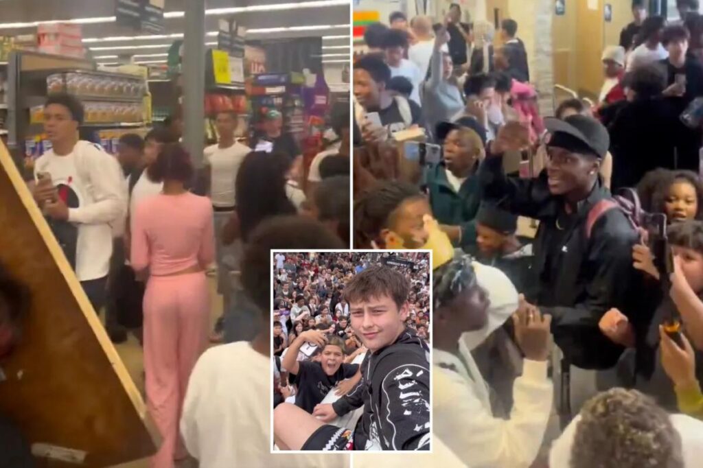 Colorado mob of 500 teens swarm Burger King, supermarket in chaotic shopping center takeover