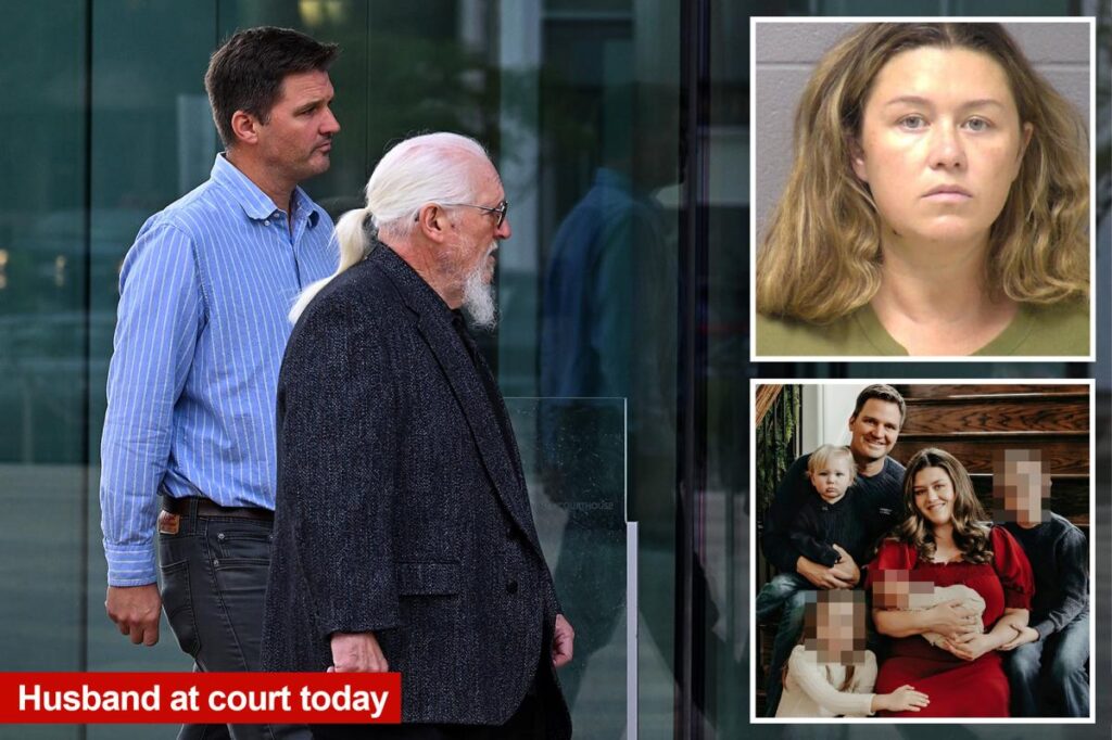 Corie Walsh’s husband supports her in court after she allegedly hanged their 2-year-old — as she pleads not guilty Corie Walsh’s husband supports her in court after she allegedly hanged their 2-year-old — as she pleads not guilty